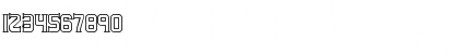 Download Ataxia Outline (BRK) Regular Font Numeric Preview