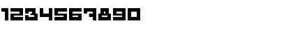 Download BlockBit Regular Font Numeric Preview