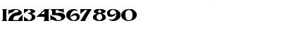 Download Atkinson Eccentric Regular Font Numeric Preview