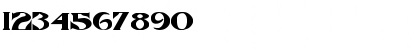 Download AtkinsonEccentric Regular Font Numeric Preview