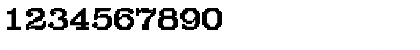 Download AtlantisHeadBold Regular Font Numeric Preview