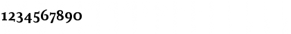 Download AtmaSerif-BoldRoman Regular Font Numeric Preview