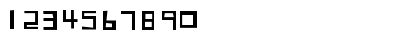 Download Blockey regular Font Numeric Preview