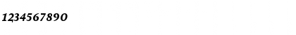 Download AtmaSerifLF-BoldItalicSC Regular Font Numeric Preview