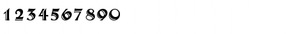 Download AtraxDReg Regular Font Numeric Preview