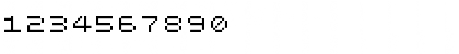 Download Attitude SpacedOut Regular Font Numeric Preview