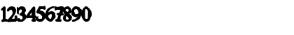Download Aulden Times Over Weight Font Numeric Preview