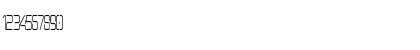 Download Aunchanted Condense Regular Font Numeric Preview