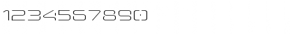 Download Aunchanted Thin Expanded Regular Font Numeric Preview