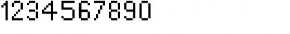 Download Aurora Extended Regular Font Numeric Preview
