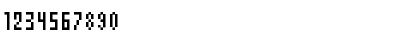Download AuX DotBitC Cond SmallCaps Regular Font Numeric Preview