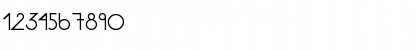 Download Avante Return Regular Font Numeric Preview