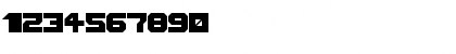 Download Blockhed Regular Font Numeric Preview