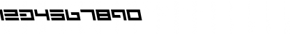 Download Avenger Leftalic Regular Font Numeric Preview
