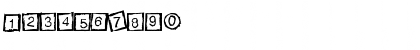 Download Bloktype Regular Font Numeric Preview
