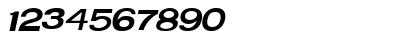 Download Average Italic Font Numeric Preview
