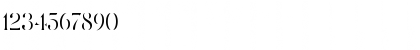 Download Avia-Light Regular Font Numeric Preview