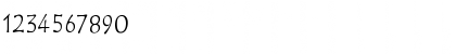 Download Avril Regular Font Numeric Preview
