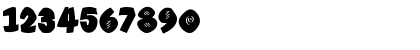 Download AxeBlack Regular Font Numeric Preview