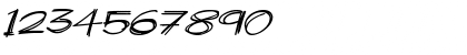 Download Widescratch Italic Font Numeric Preview