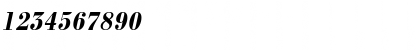 Download a_BodoniNovaNr BoldItalic Font Numeric Preview