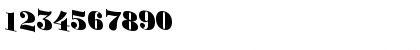 Download a_BodoniOrtoTitulSpDn Black Font Numeric Preview