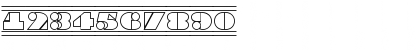 Download a_BraggaTitulOtlDcFr Regular Font Numeric Preview