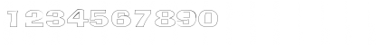Download BloxOutlineExtended Regular Font Numeric Preview