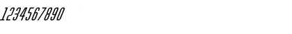 Download a_Huxley BoldItalic Font Numeric Preview