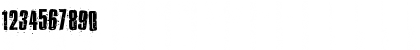 Download Blue Smolt Dirty Font Numeric Preview