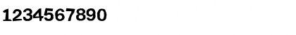 Download a_ReportSansDst Regular Font Numeric Preview