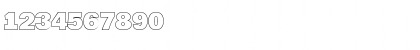 Download a_ReportSansOtl Regular Font Numeric Preview