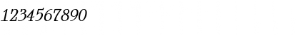 Download a_Romanus BoldItalic Font Numeric Preview