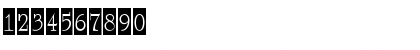 Download a_RomanusTtlCmD5Cb Regular Font Numeric Preview