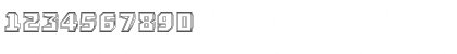 Download a_Simpler3DGrv Regular Font Numeric Preview