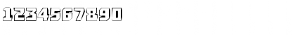 Download a_SimplerDst3D Regular Font Numeric Preview