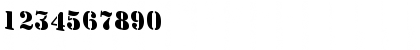 Download a_StamperDn Bold Font Numeric Preview