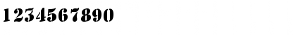 Download a_StamperUp Bold Font Numeric Preview