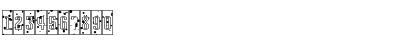 Download a_VizoraCmInkb Regular Font Numeric Preview