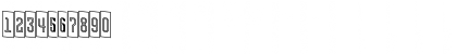 Download a_VizoraCmOtlDn Regular Font Numeric Preview