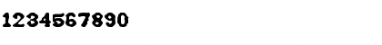 Download 3000 Regular Font Numeric Preview