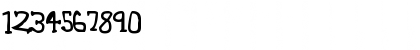 Download 42 Regular Font Numeric Preview