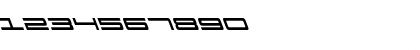 Download 911 Porscha Leftalic Leftalic Font Numeric Preview