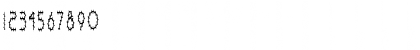 Download BlueDragon Regular Font Numeric Preview