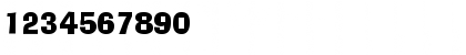 Download AdLib BT Regular Font Numeric Preview