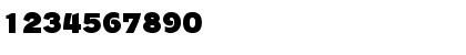 Download AdvertisersGothic DB Regular Font Numeric Preview
