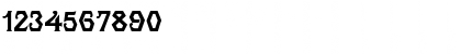 Download Angular Normal Font Numeric Preview