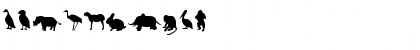 Download Animals Normal Font Numeric Preview