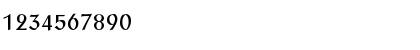 Download Antiqua SSi Regular Font Numeric Preview