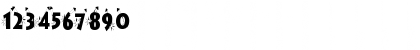 Download Apollo13Condensed Regular Font Numeric Preview